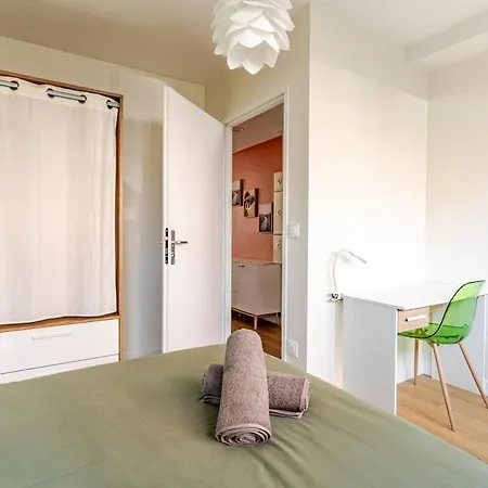 Апартаменты 3-bedroom Garonne, Airport, Airbus, Purpan Hospital Тулуза